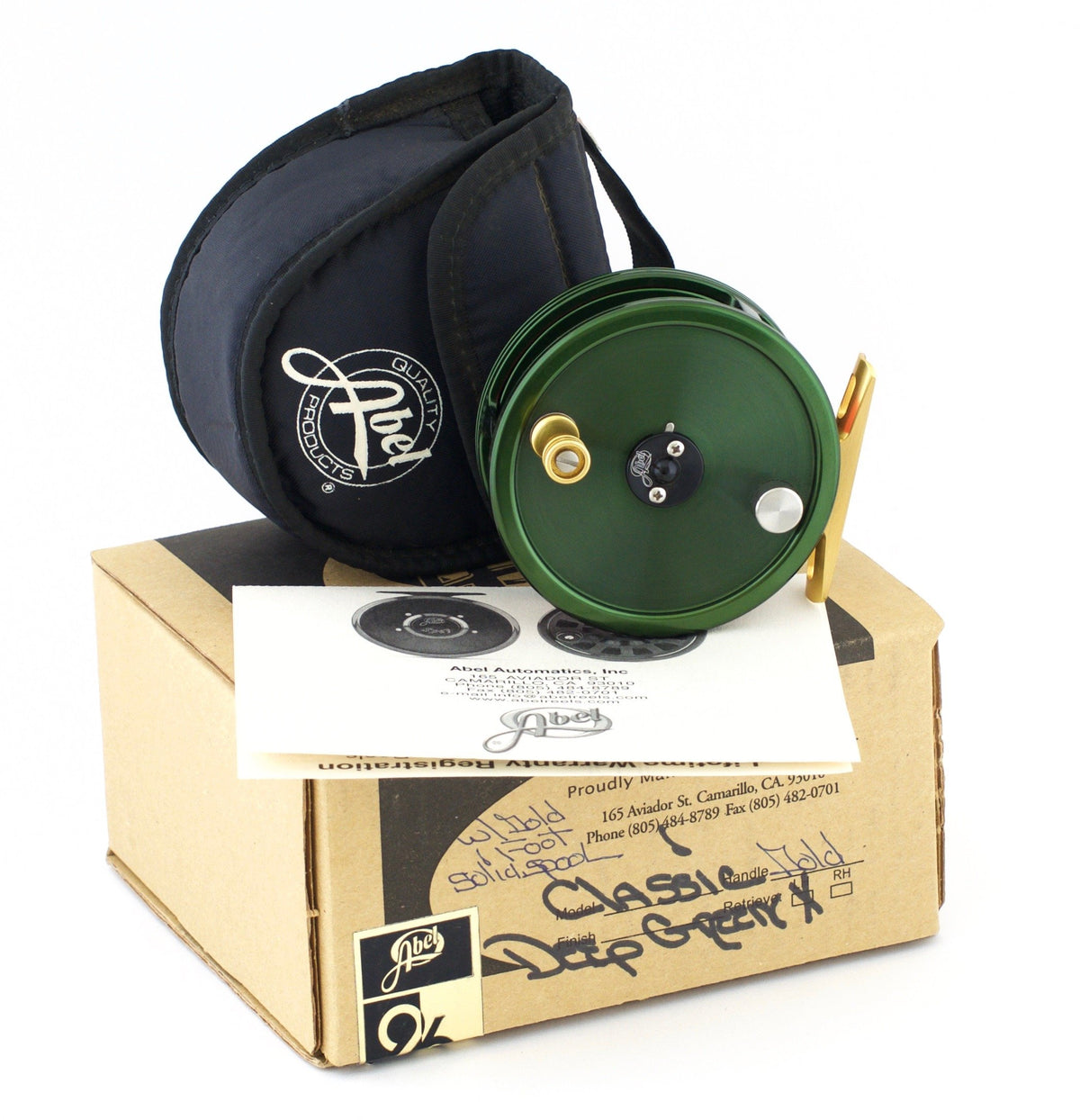 Abel Classic Fly Reel (Deep Green)