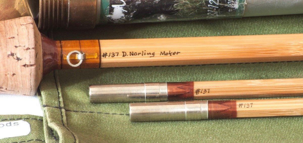 Norling, Dave - Hollowbuilt Bamboo Rod - 8'7 2/2 5wt 