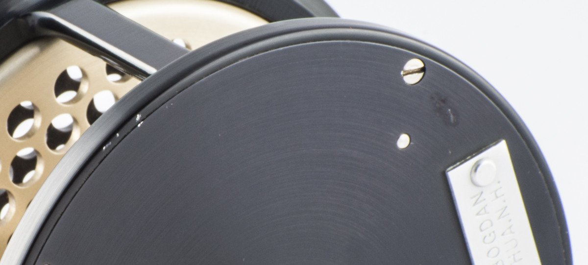 Bogdan Steelhead Fly Reel - Black/Gold LHW