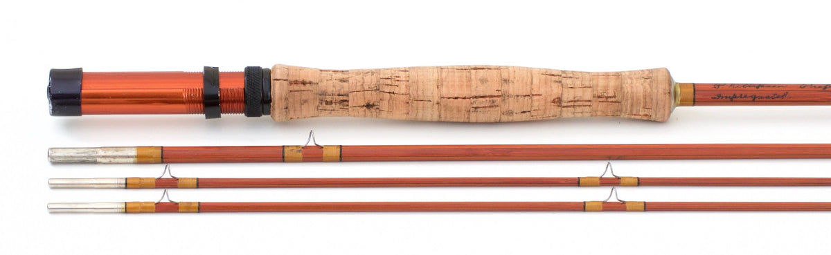 Phillipson Preferred 8' 3/2 5wt Bamboo Rod - maker signature and rod markings