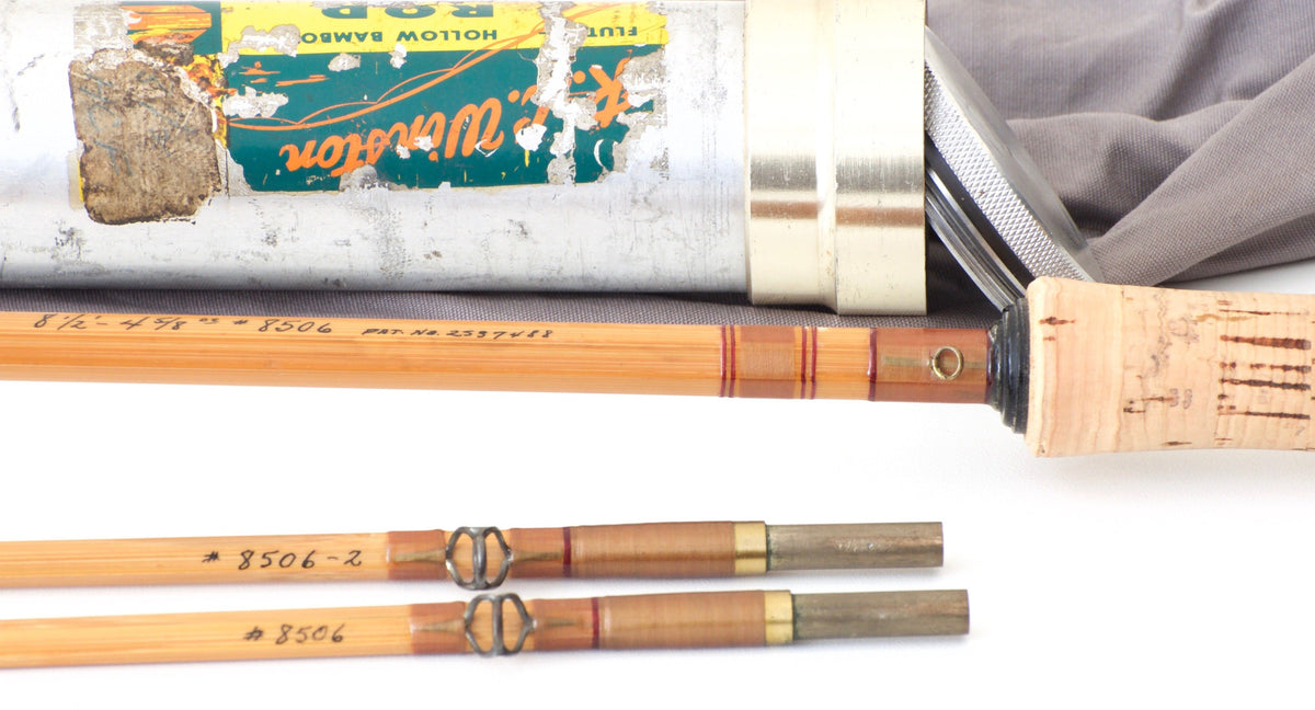 R.L. Winston Bamboo Rod SF era 8'6" 2/2 #6 - ferrules and tip tops detail