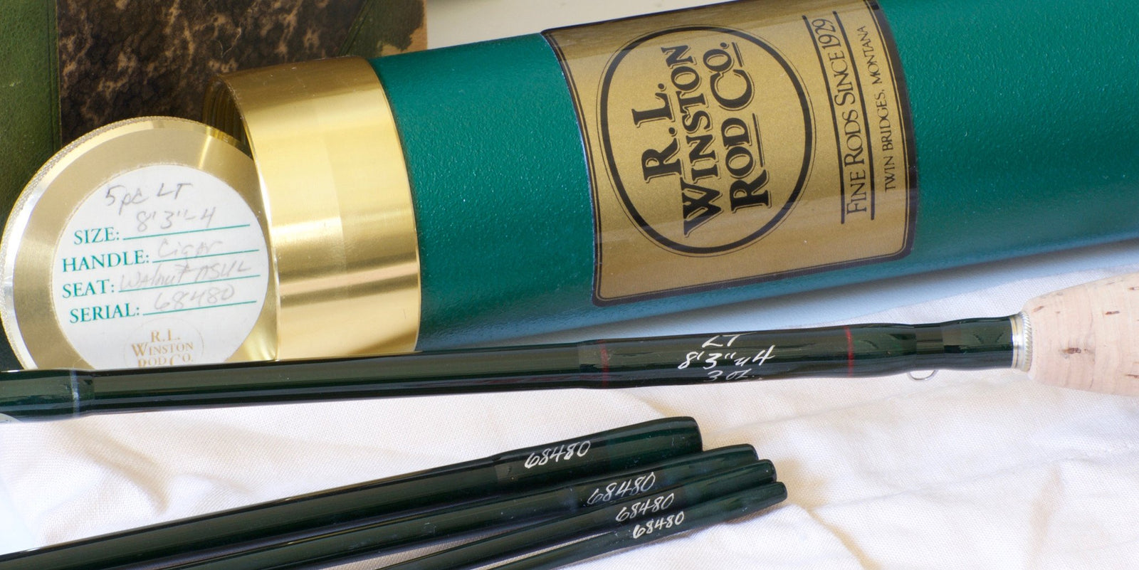 R.L. Winston LT 8'3 4wt Graphite Fly Rod - 5 piece 
