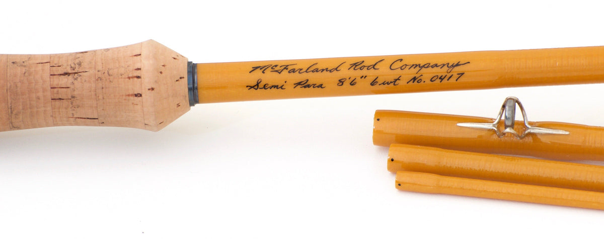 McFarland, Mike - 8'6 6wt 4 pc Fiberglass Fly Rod 
