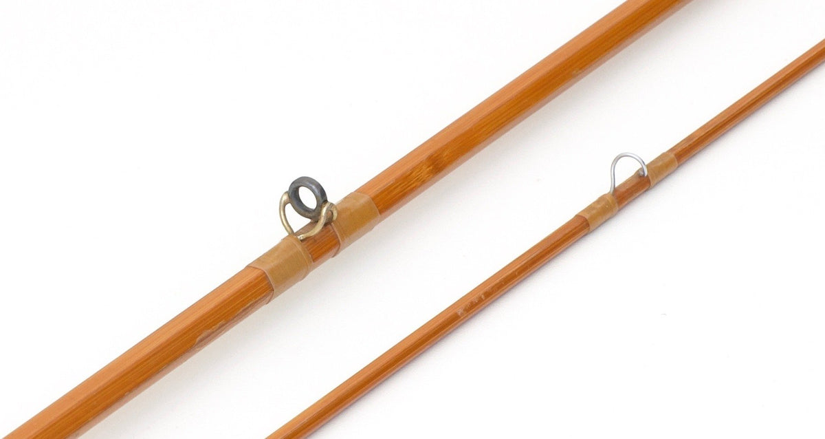 R.L. Winston Bamboo Rod SF-Era 8'9" 2/1 #7 - rod sections with guides and wraps