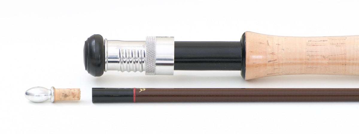 Hardy Bros. Fibalite 9' 6wt Fiberglass Fly Rod - tip section and top guide