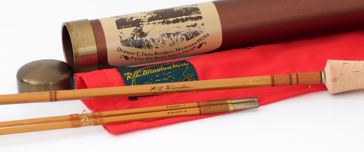 R.L. Winston Al Wilson's Bamboo Rod 8' 2/2 #5 - handle grip and reel seat detail