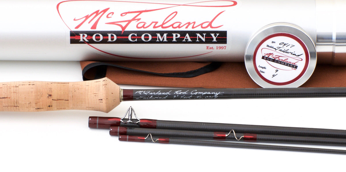 McFarland - Tailwind 9' 4wt 4 pc Graphite Fly Rod 