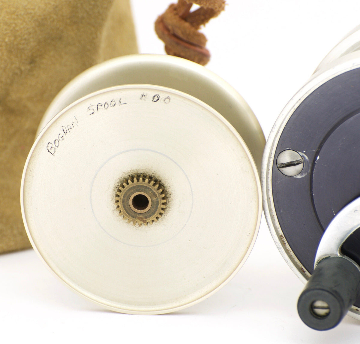 Bogdan Model 00 Fly Reel and Spare Spool