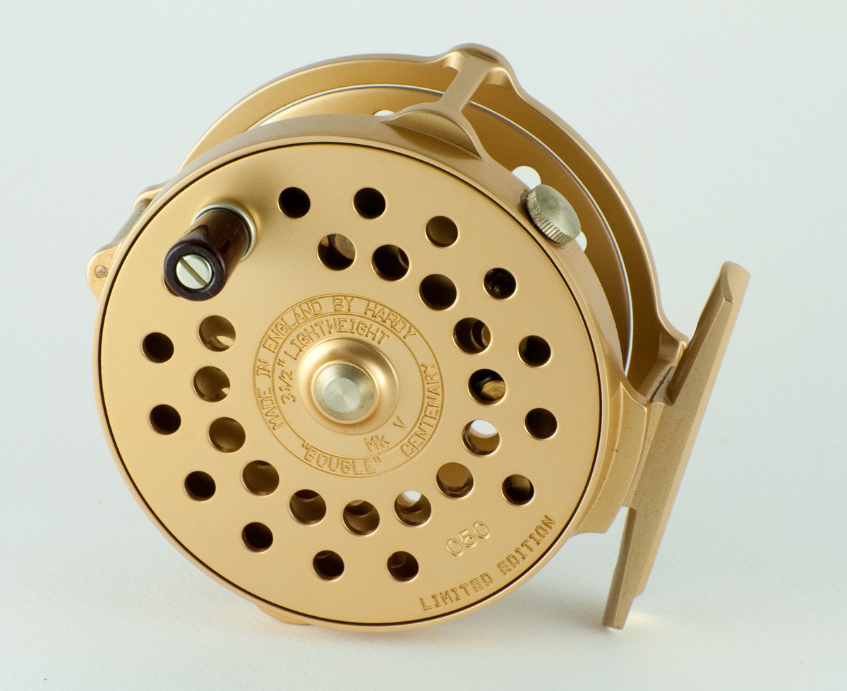 Hardy Bougle MKV Centenary Limited Edition 3 1/2" Fly Reel - Gold 