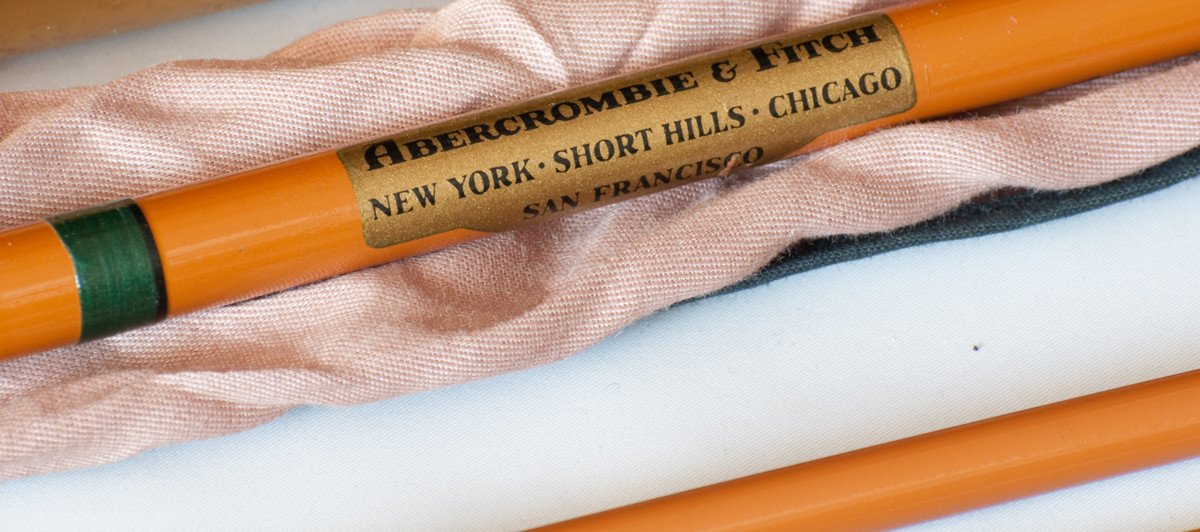 Abercrombie & Fitch "Monogram Salmon" 9' 8wt fiberglass rod 