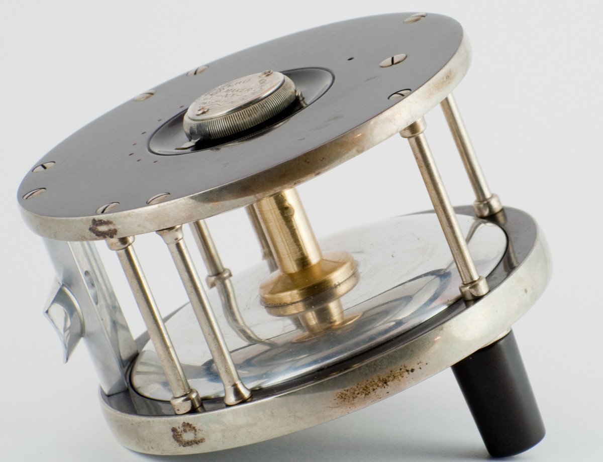 Edward Vom Hofe Model 423 Restigouche 6/0 Fly Reel with Leather Case - LHW