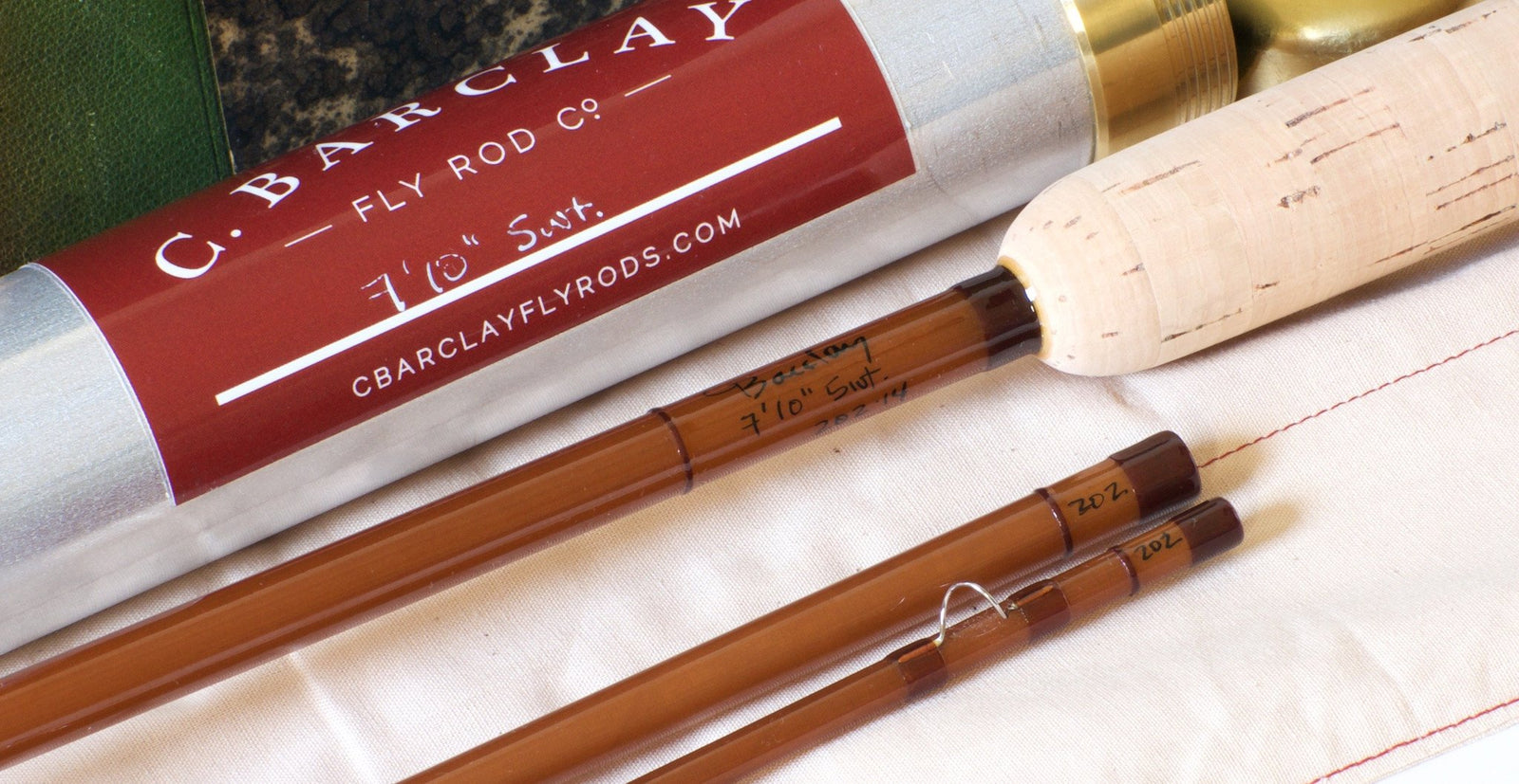 Barclay, Chris - 7'10" 3pc 5wt fiberglass fly rod