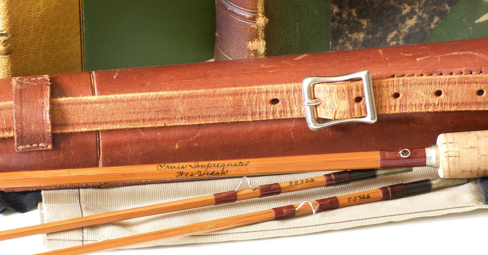 Orvis Wes Jordan 7'6 5wt Bamboo Rod with Leather Tube