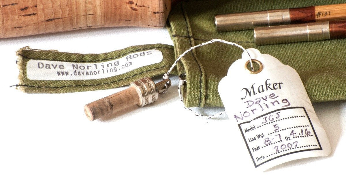 Norling, Dave - Hollowbuilt Bamboo Rod - 8'7 2/2 5wt