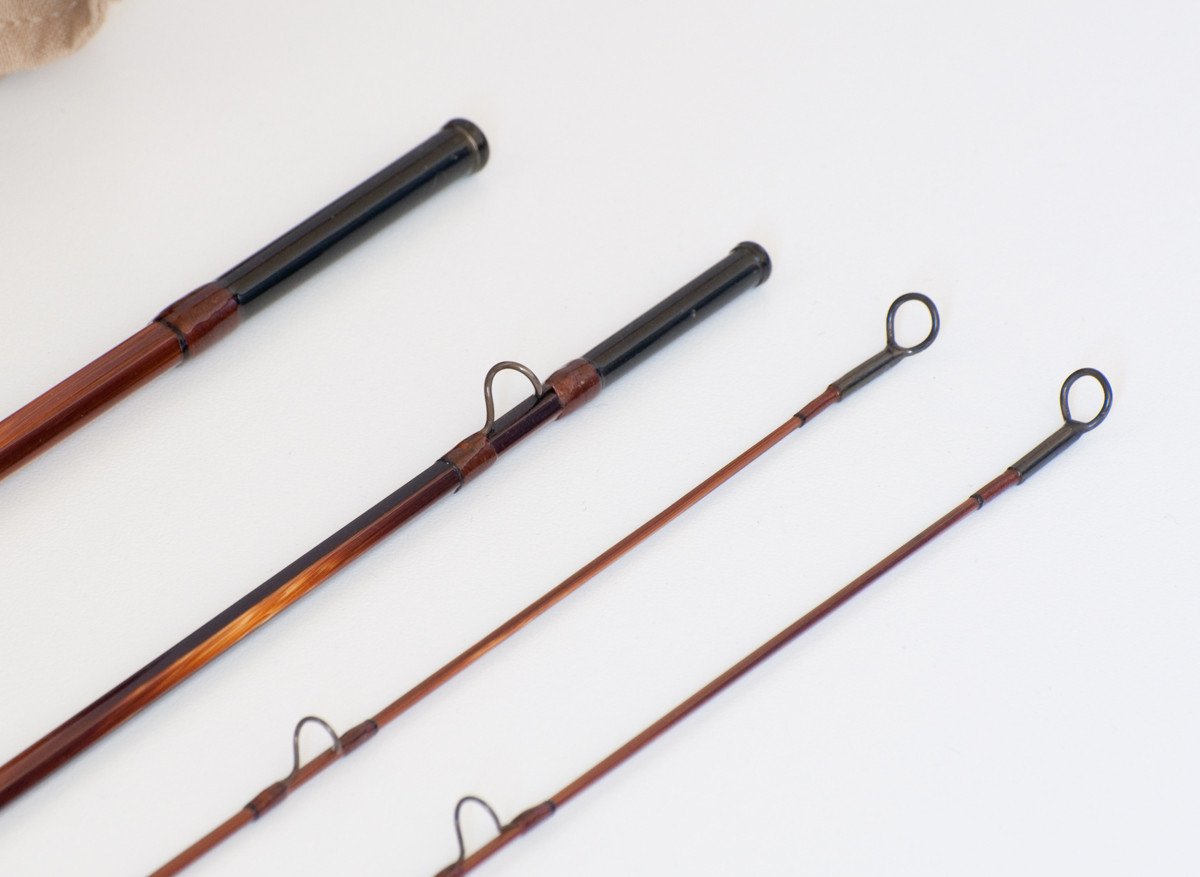 Walt Carpenter Browntone 6'3 3/2 3wt bamboo rod (paper on grip) 