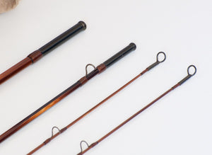 Walt Carpenter Browntone 6'3 3/2 3wt bamboo rod (paper on grip) 