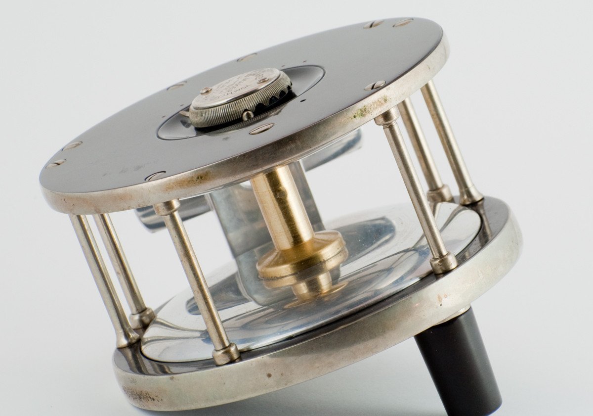 Edward Vom Hofe Model 423 Restigouche 6/0 Fly Reel with Leather Case - LHW