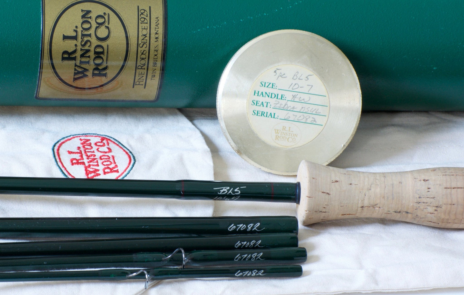 Winston BL5 Graphite Rod 10' 7wt 5pc