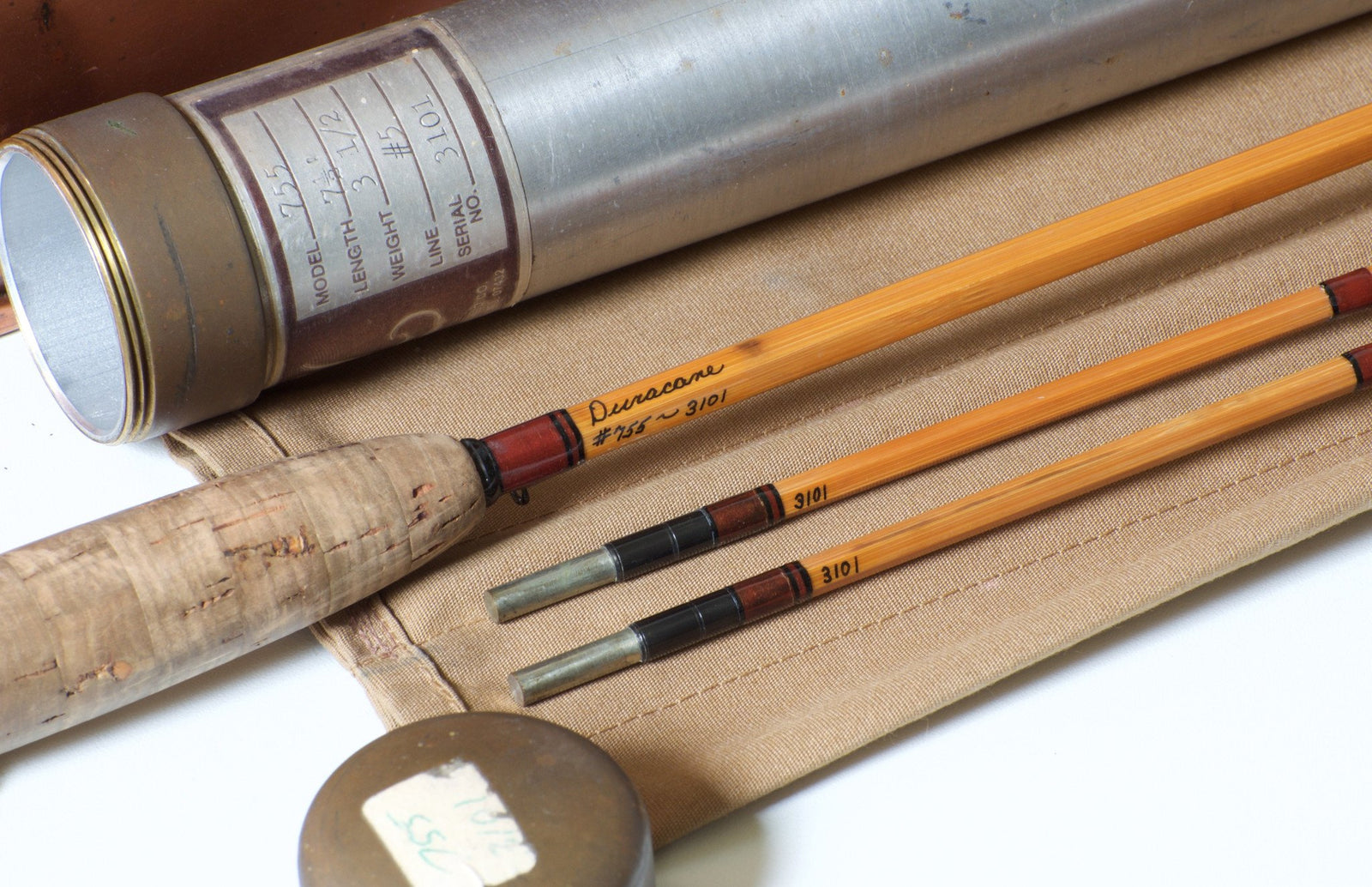 Leonard, HL - Duracane Model 755 Bamboo Rod 7'6 2/2 5wt 