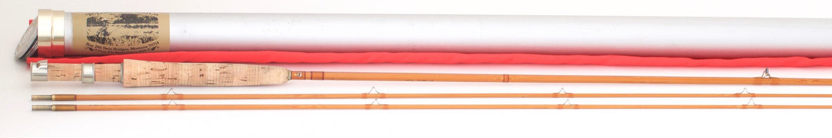 R.L. Winston Bamboo Rod 8' 2/2 #4 - handle grip and reel seat detail