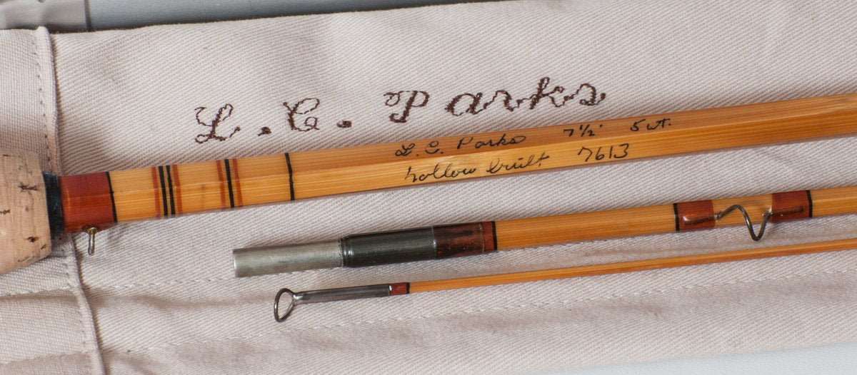 Parks, Lew - Hollowbuilt 7'6 5wt Bamboo Rod 