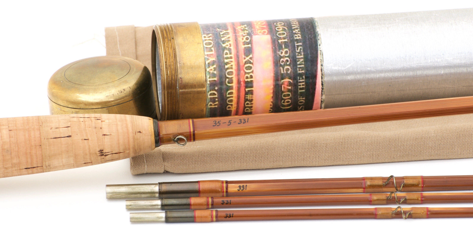 Taylor, R.D. (Bob) -- 7'6 3/2 5wt Bamboo Rod