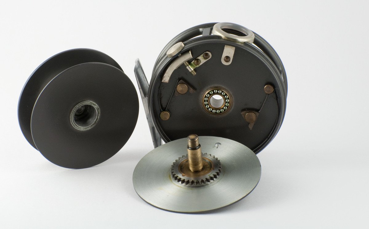 1950s fly reel Leland Co. Vintage New Zealand Brown Trout Reel 5/6wt Leland Fly Fishing HARDY LRH LIGHTWEIGHT FLY REEL