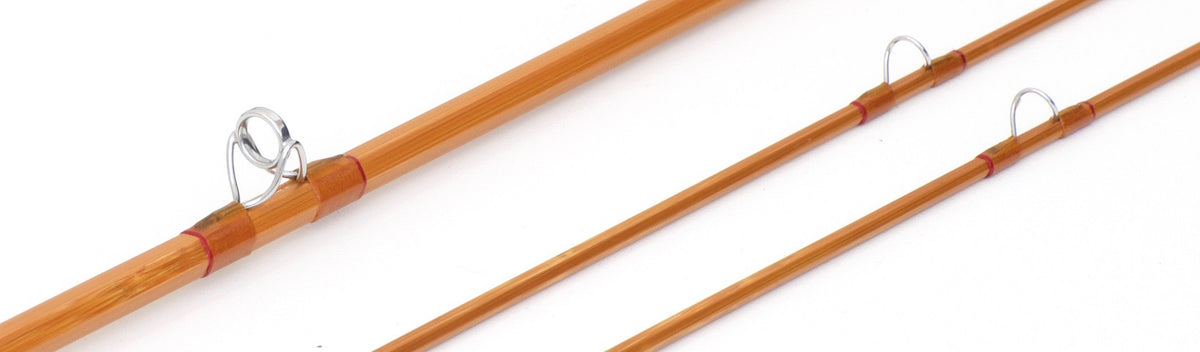 Simroe, Ted -- 7 1/2' 5wt Bamboo Rod - rod sections with guides and wraps