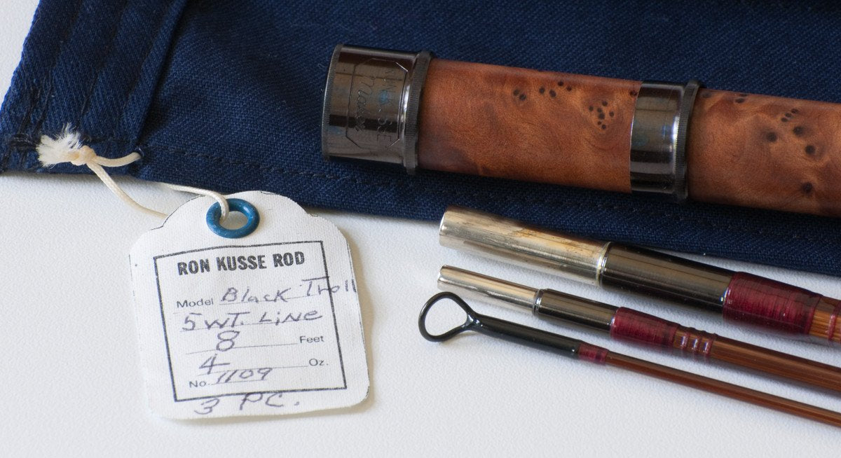 Kusse, Ron - "Black Troll" 8' 3/2 5wt bamboo rod 