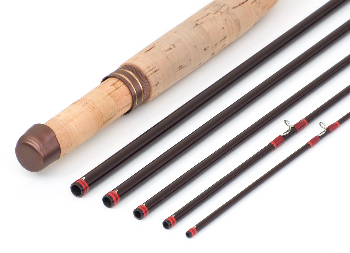 Hardy Smuggler DeLuxe 7' 5wt 6 pc. Graphite Fly Rod - full rod assembled