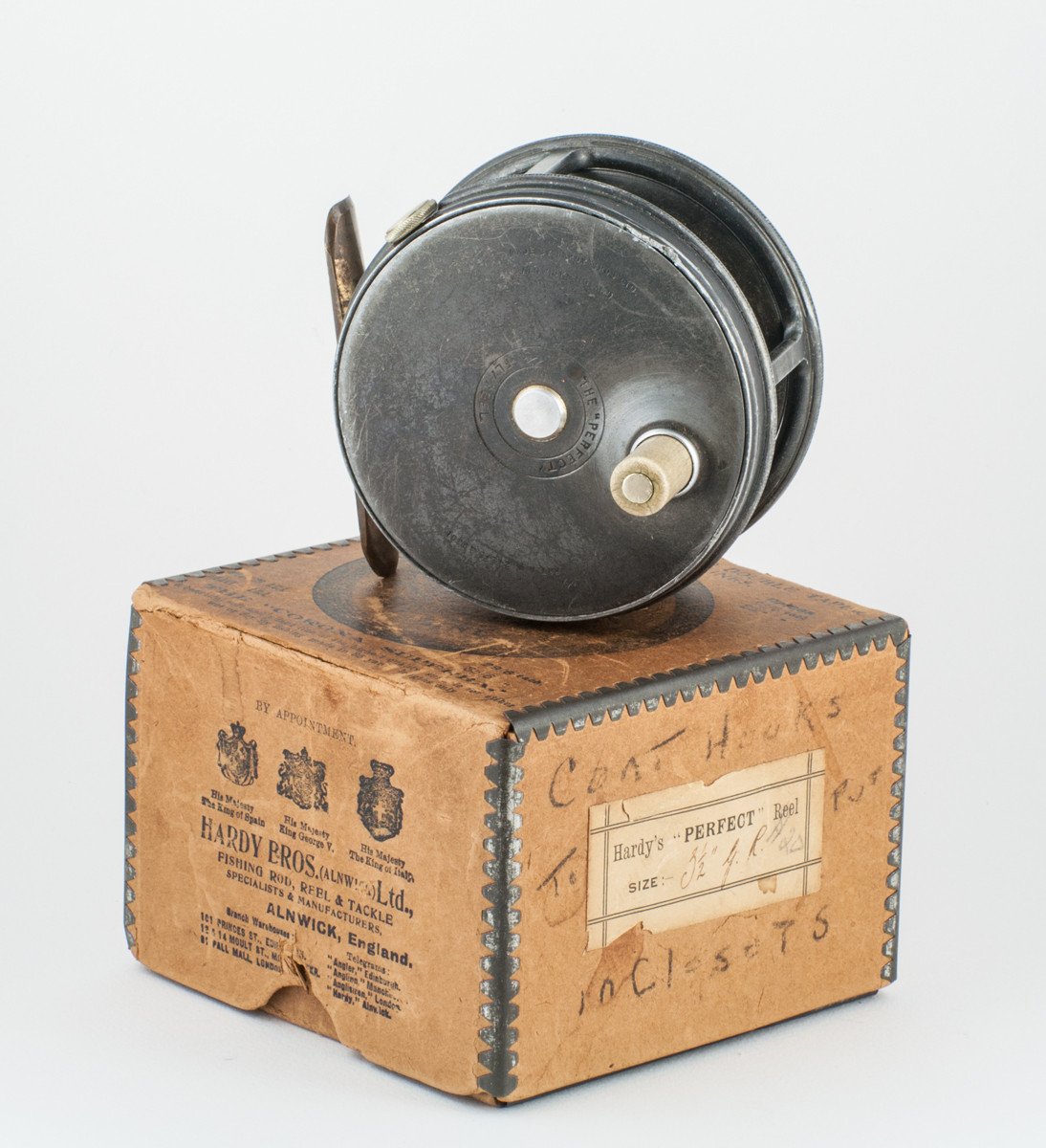 Hardy Perfect 3 1/2" wide drum fly reel