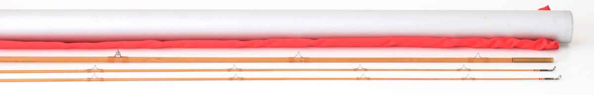 R.L. Winston Bamboo Rod 8' 2/2 #4 - maker signature and rod markings