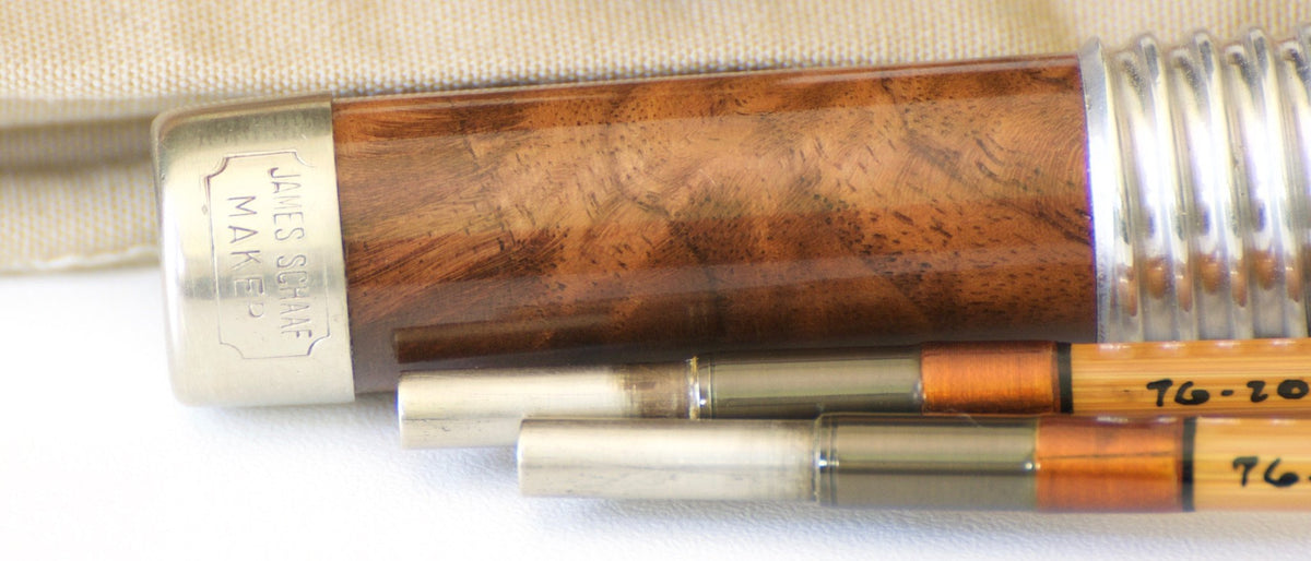 Jim Schaaf Dickerson Model 7613 Bamboo Fly Rod 7'6" 2/2 #4/5 - overall view