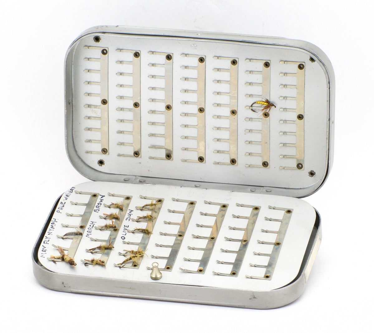 Hardy Bros. Fly Box w/ 100+ Flies 