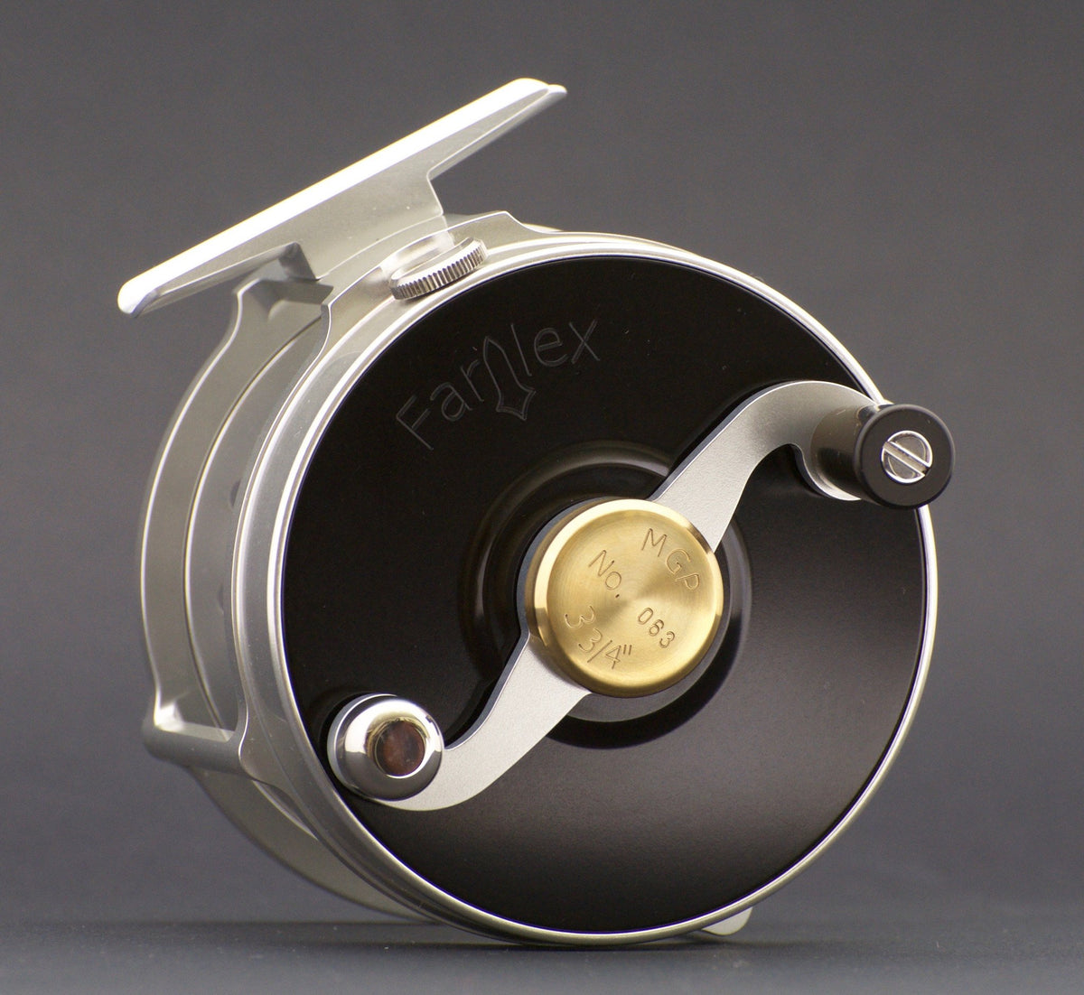 Farlex 3 3/4" S-Handle Platewind Multiplier Fly Reel