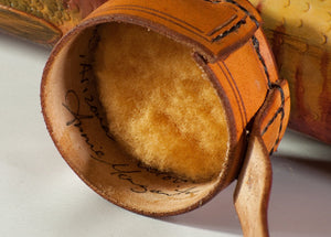 Annie Margarita Leather Rod Case - Chum Salmon