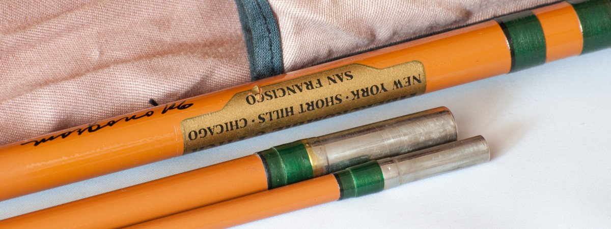 Abercrombie & Fitch "Monogram Salmon" 9' 8wt fiberglass rod 