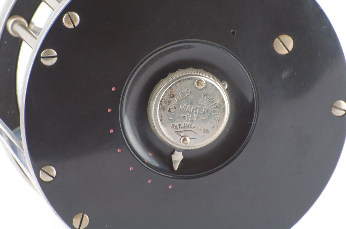 Edward Vom Hofe Model 423 Restigouche 6/0 Fly Reel with Leather Case - LHW