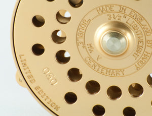 Hardy Bougle MKV Centenary Limited Edition 3 1/2" Fly Reel - Gold 