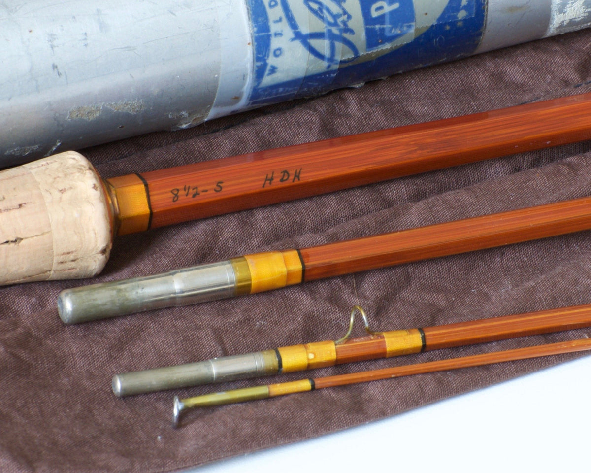 Phillipson Powr Pakt Bamboo Rod 8'6 3/2 6wt - ferrules and tips detail