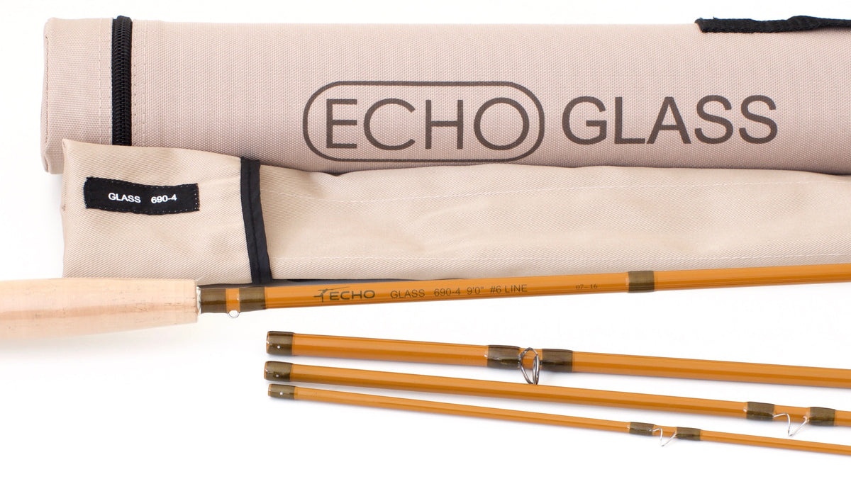 Echo 9' 6wt Fiberglass Fly Rod 