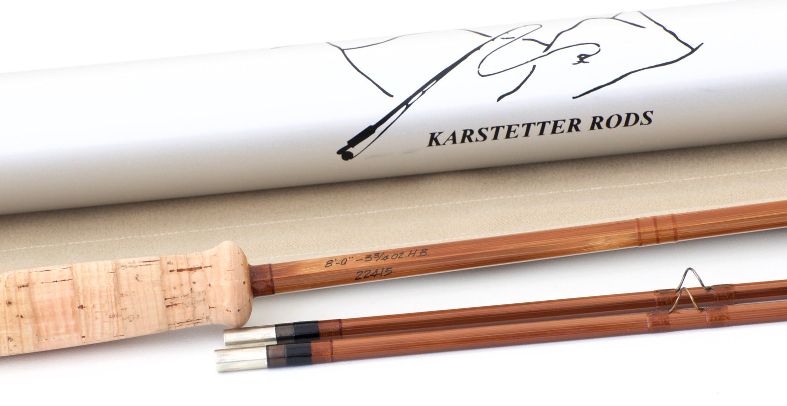 Karstetter, Marty - Hollow-Built Bamboo Rod 8' 2/2 5wt 