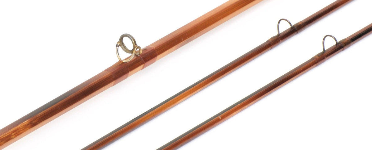 Bob Summers Model 735 Bamboo Rod 7'3" 2/2 #4/5 - rod sections with guides and wraps