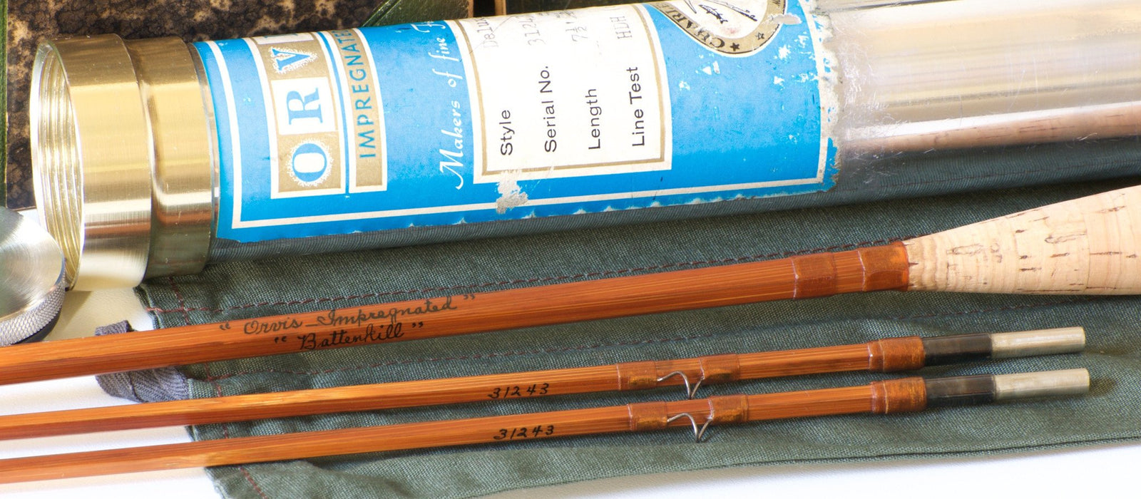 Orvis Battenkill Deluxe 7'6 5wt Bamboo Rod