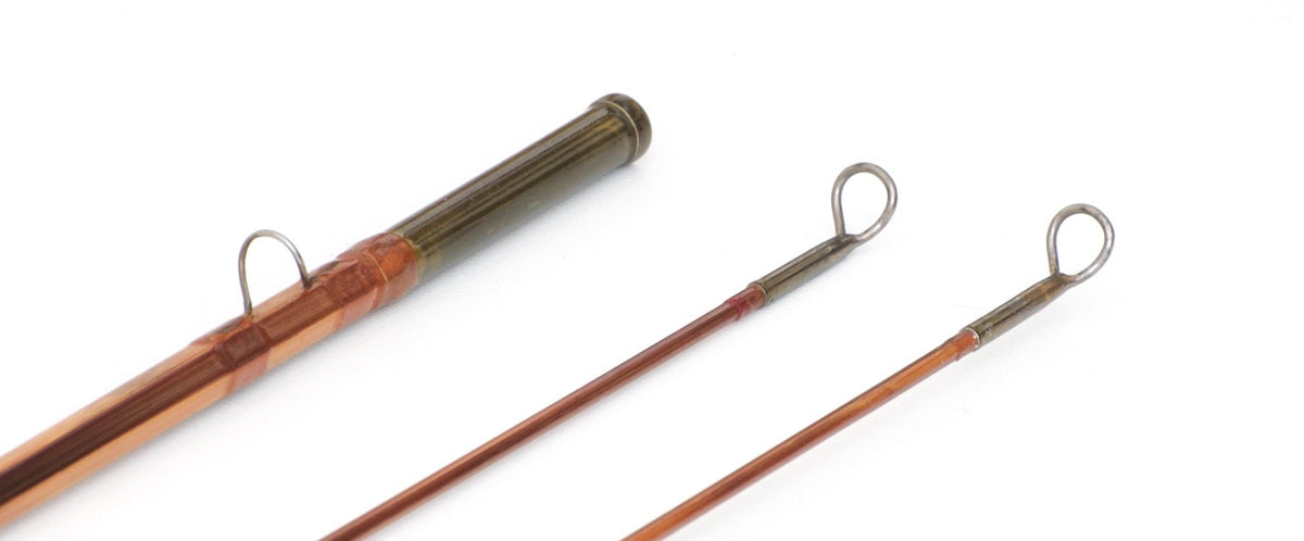 Bob Summers Model 735 Bamboo Rod 7'3" 2/2 #4/5 - rod sections with guides and wraps