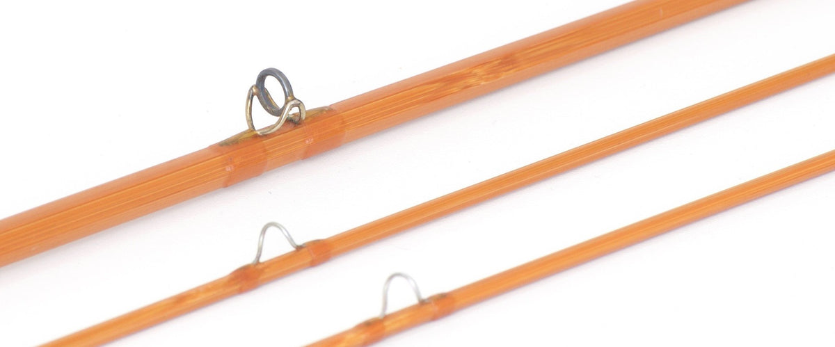 R.L. Winston Bamboo Rod 8' 2/2 #4 - rod sections with guides and wraps