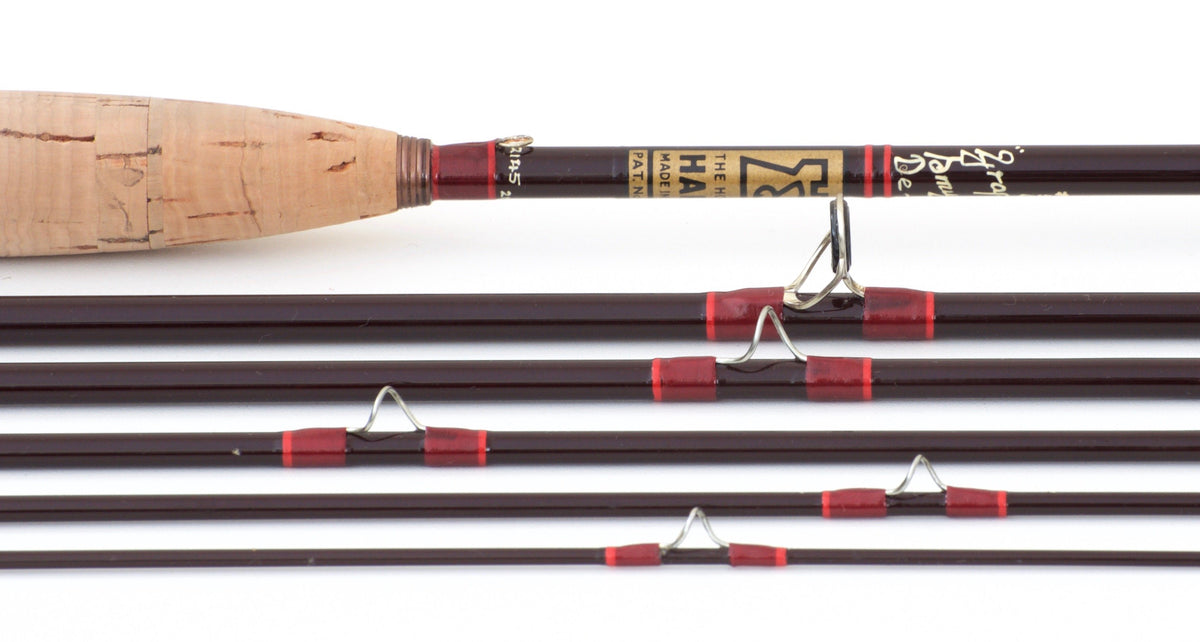 Hardy Smuggler DeLuxe 7' 5wt 6 pc. Graphite Fly Rod - guide detail and spacing