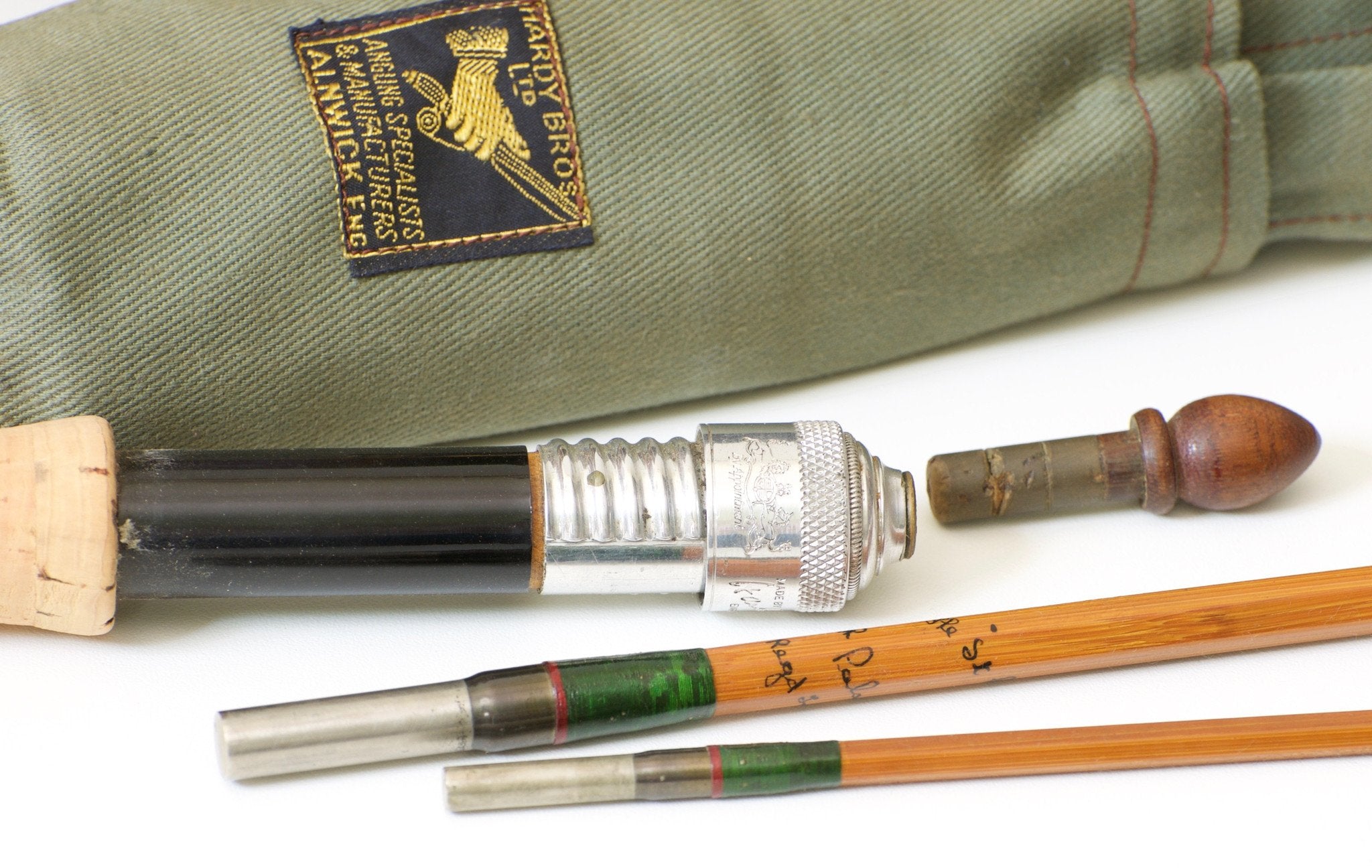 st croix fly rod company Hardy Bros. "St. Croix" Bamboo Spinning Rod