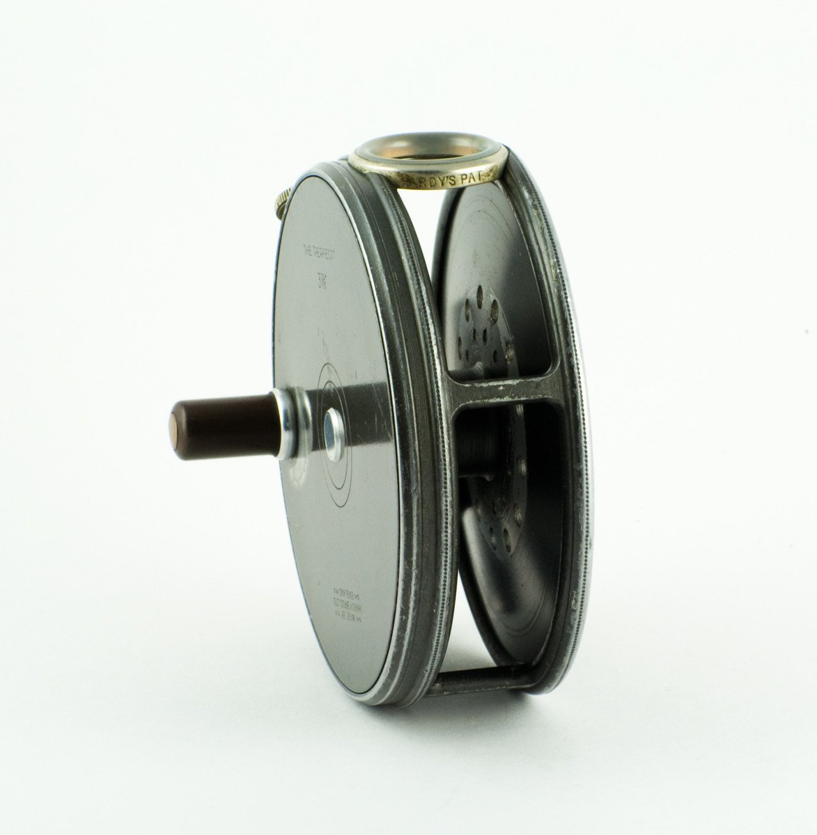 Hardy Perfect 3 7/8" with agate line guide 