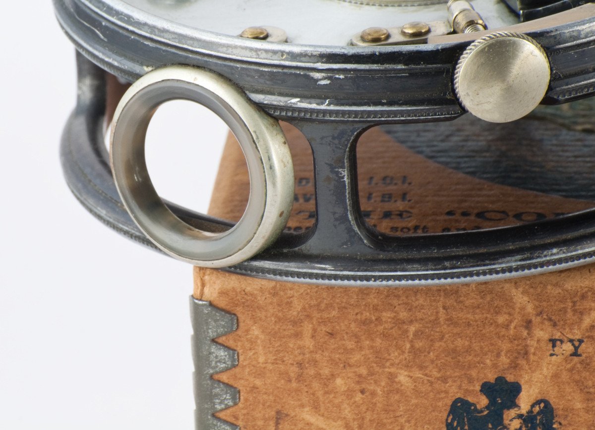 Hardy Perfect 3 3/8" with Hardy box and leather case